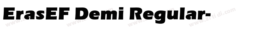 ErasEF Demi Regular字体转换